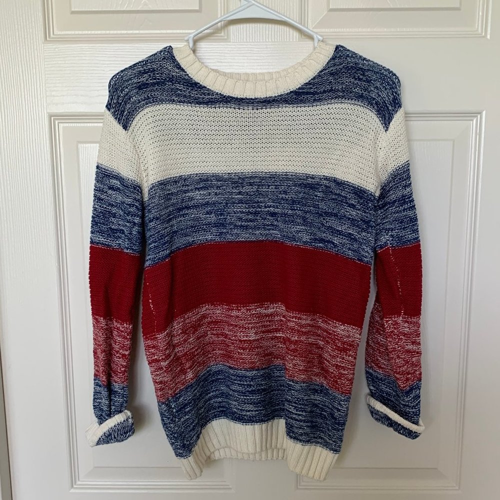 Small Tri-color Sweater